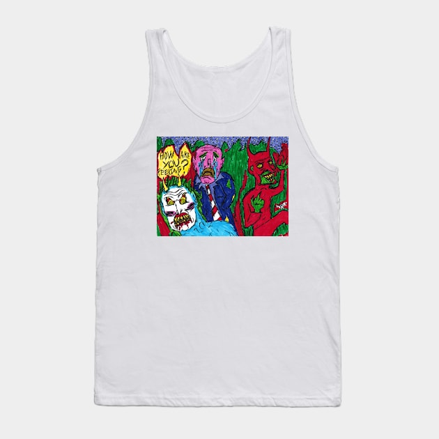 Christmas Spirit Tank Top by lowen morrison